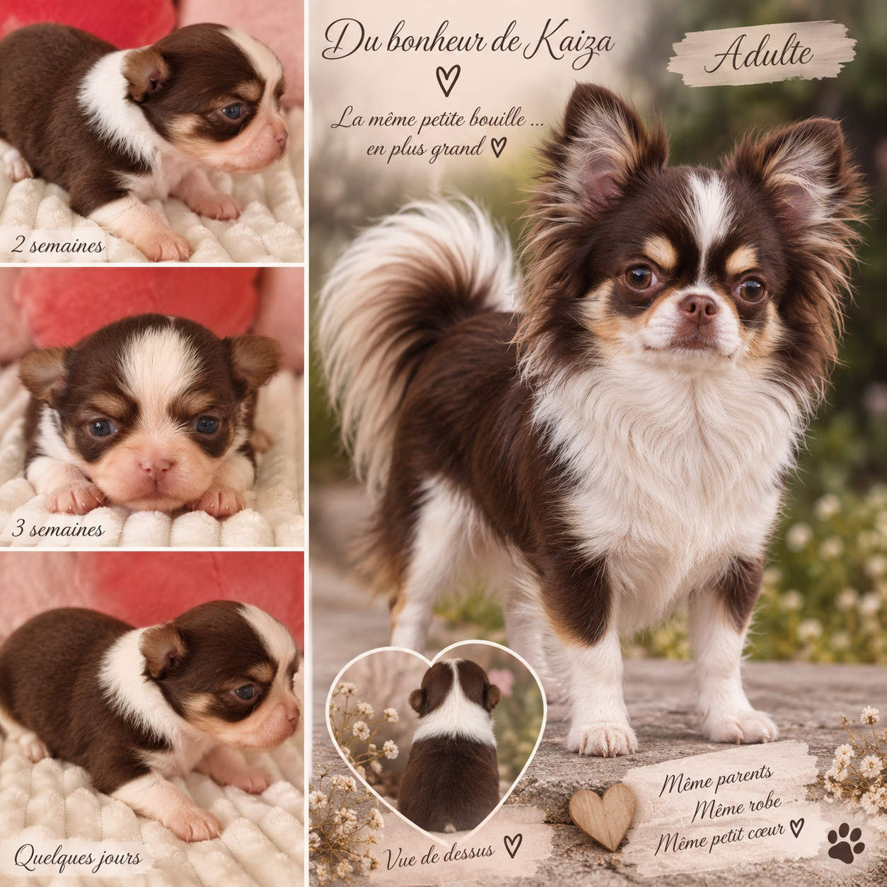 Du Bonheur De Kaïza - Chiots disponibles - Chihuahua